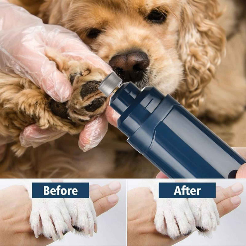 LED Light Pet Nail Grinder Dog Cat Electric Trimmer 2 Speed Rechargeable Filer — image 14