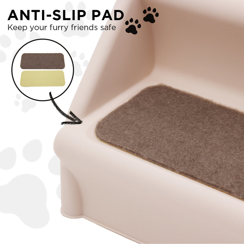 Furtastic Foldable Pet Stairs In White - 50cm Dog Ladder Cat Ramp — image 10