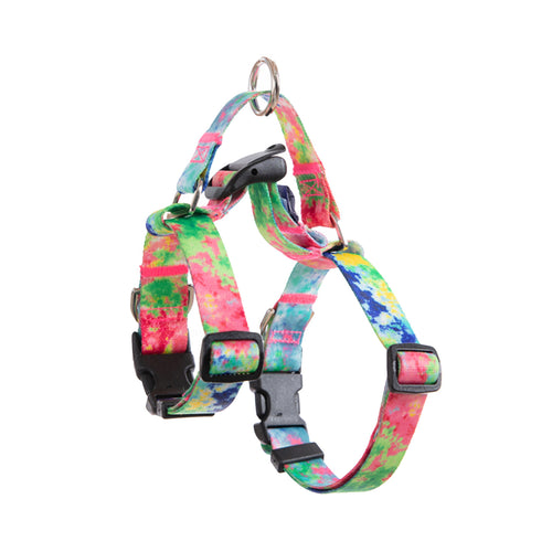 Double-Lined No-Pull Dog Harness (Sweet Green, M)
