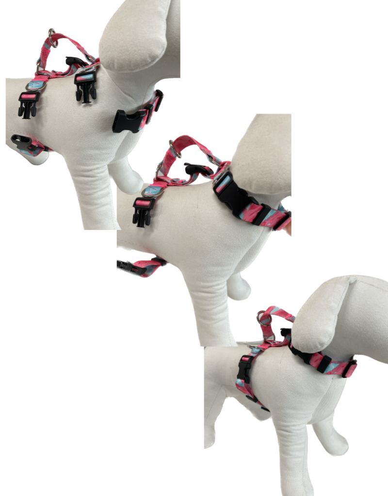 Double-Lined No-Pull Dog Harness – Adjustable, All-Day Comfort | Sweet Green, Size M — image 7