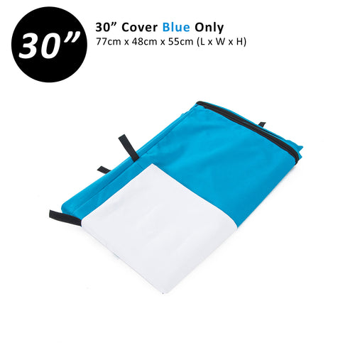 Dog Crate Cover for 30in Wire Cage (Blue)