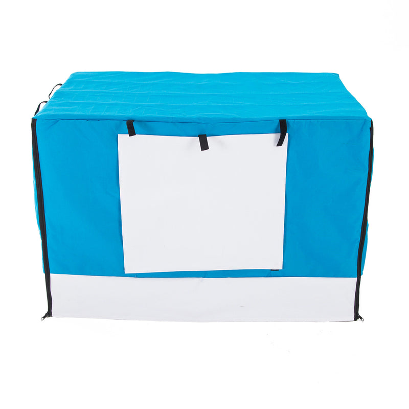 Cage Cover Enclosure for Wire Dog Cage Crate 36in BLUE — image 10
