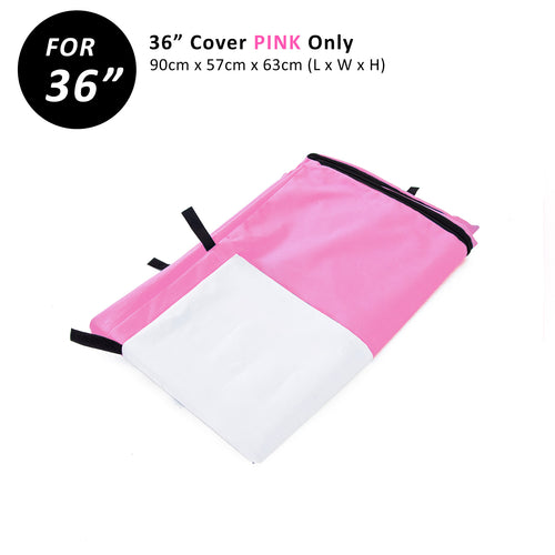 Dog Crate Cover for 36in Wire Cage (Pink)