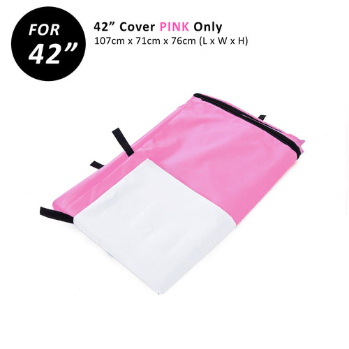 Dog Crate Cover for 42in Wire Cage (Pink)