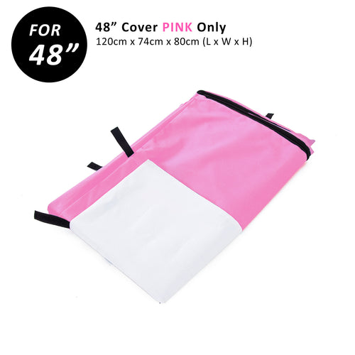 Dog Crate Cover for 48in Wire Cage (Pink)