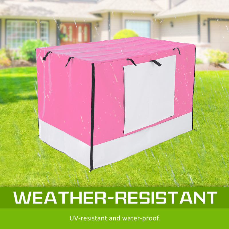 Cage Cover Enclosure for Wire Dog Cage Crate 48in PINK — image 4