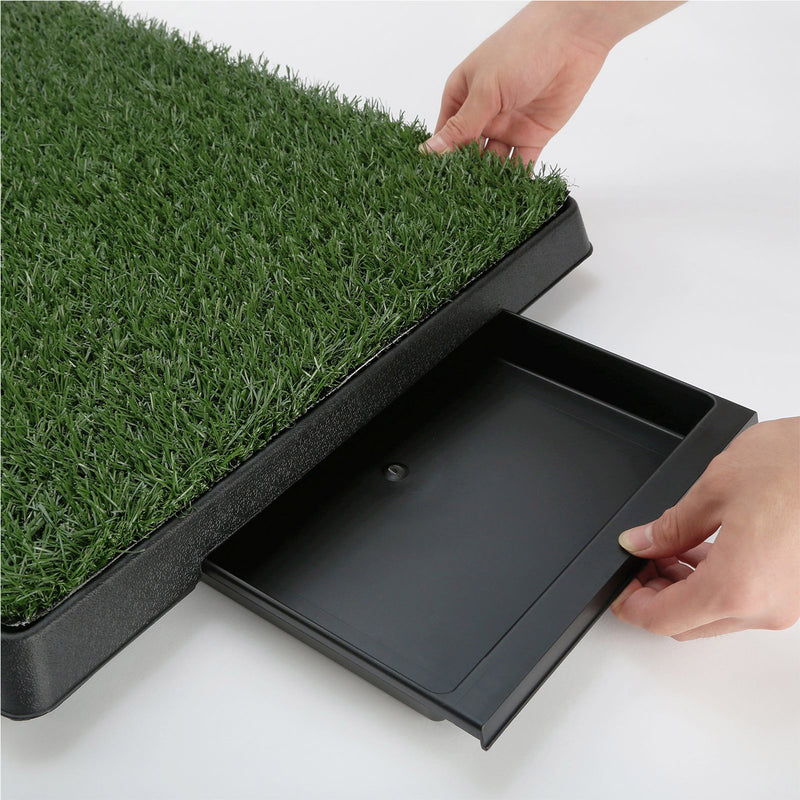 Pet Dog Potty Tray Training Toilet + 1 Grass Mat 63cm x 50cm — image 6