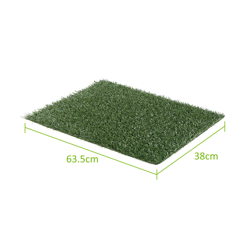 2 Grass Mat 63.5cm x 38cm for Pet Dog Potty Tray Training Toilet — image 6