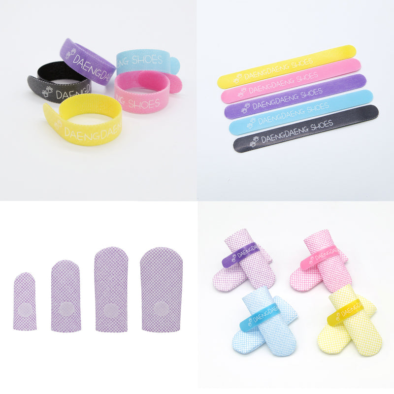 28pc X Dog Shoes Waterproof Disposable Boots Anti-Slip Pet Socks L YELLOW — image 4