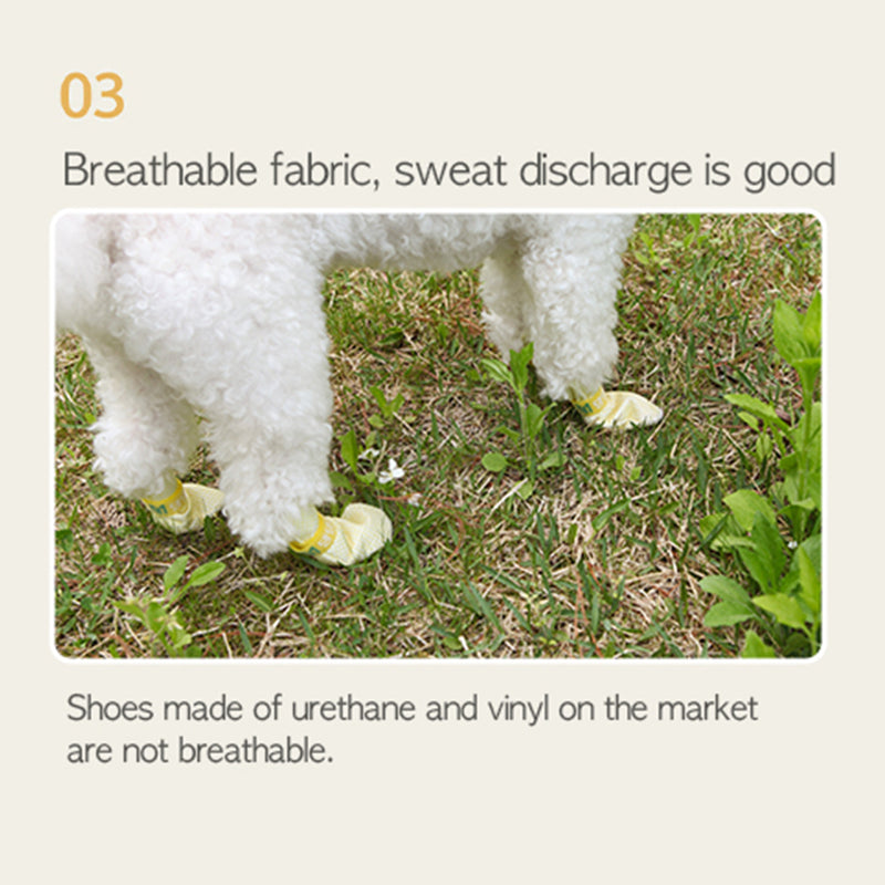 28pc X Dog Shoes Waterproof Disposable Boots Anti-Slip Pet Socks M VIOLET — image 7