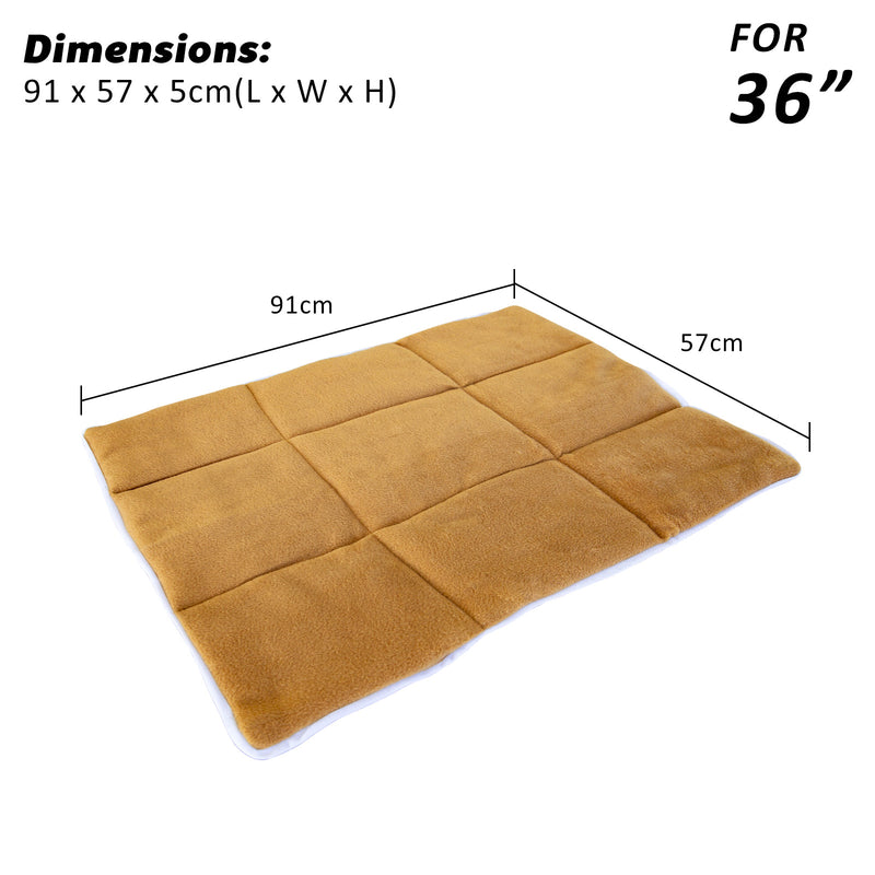 Pet Dog Cat Cushion Mat Pad 36in BEIGE — image 5