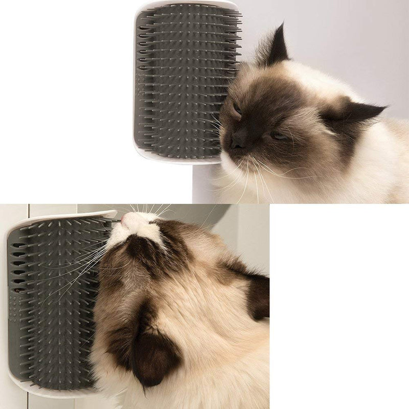 Cat Self Groomer Catnip  Dog Cat Toy Corner Groomer Wall Corner Scratcher Comb Grooming Massage Brush — image 4