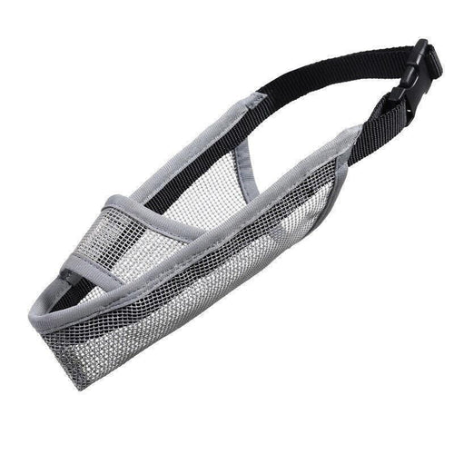Adjustable Dog Muzzle – Anti-Bite & Anti-Chew, Grey (XL)