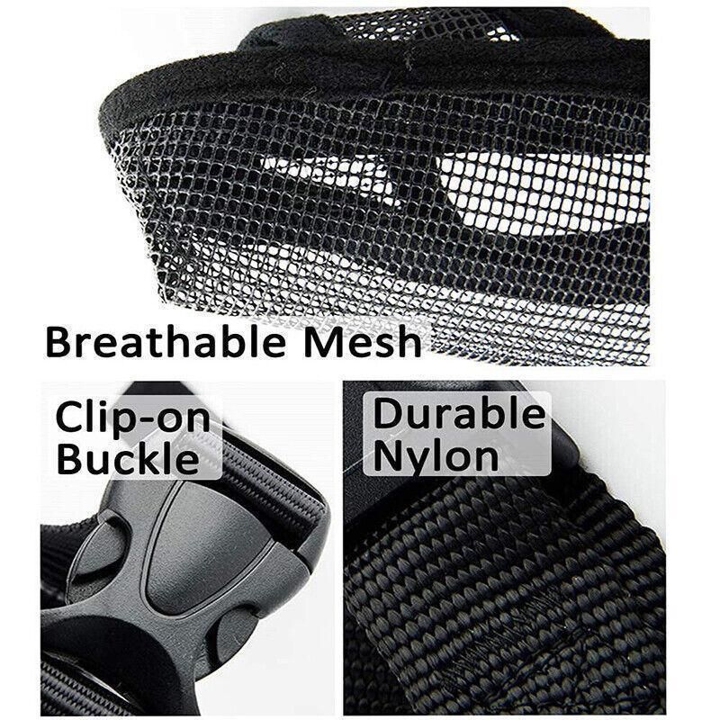 Adjustable Dog Muzzle – Anti-Bite & Anti-Chew, Grey (XL) — image 9