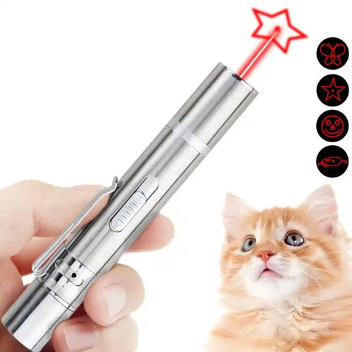 USB Rechargeable Multifunctional Laser Pointer for Cats (2 Pack)