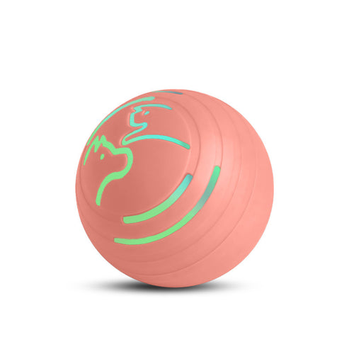 Rechargeable Automatic Jumping Pet Toy Ball (Pink, 2 Pack)