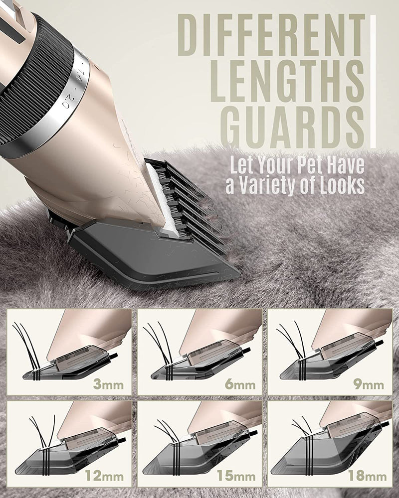 Silent Pet Hair Clipper - Electric Grooming Clippers for Dogs & Cats — image 4