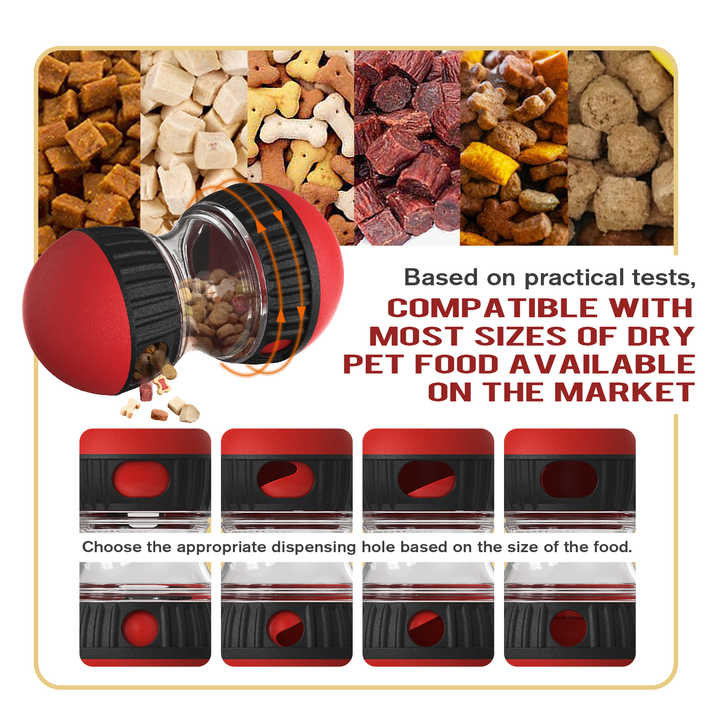 Green Interactive Dog Slow Feeder Toy - Food Dispenser Ball for Healthy Digestion — image 3