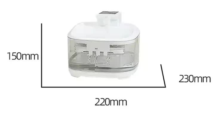 White 4.5L Rechargeable Pet Water Fountain for Cats & Dogs - Automatic Circulating Water Dispenser with Large Capacity — image 5