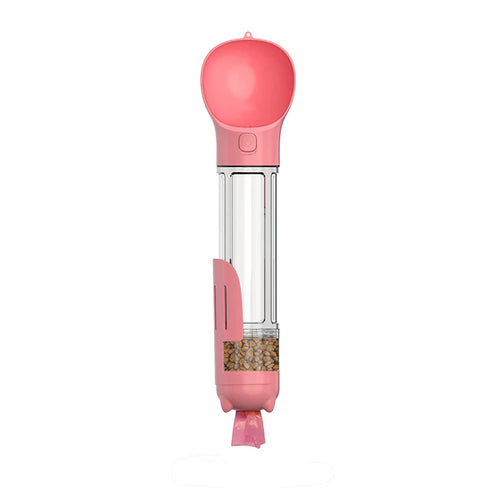 500ml Portable Pet Water Bottle (Pink)