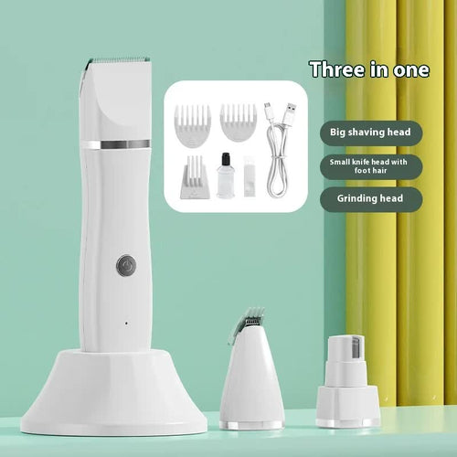 4-in-1 Pet Grooming Electric Clippers (White)