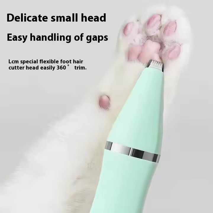 White 4-in-1 Pet Grooming Electric Clippers - Professional Rechargeable Trimmer for Dogs & Cats, Paw, Fur, Nail, and Ear Care | Compact Design, — image 5
