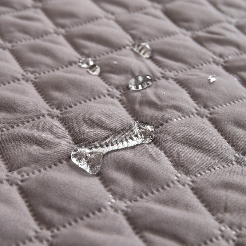 75*75CM Grey Waterproof & Scratch-Resistant Pet Sofa Protector Mat with Pillow | Cat & Dog Bed, Washable, All-Season — image 4