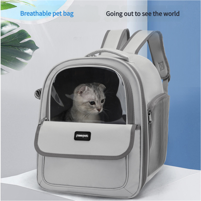 Coffee Pet Carrier Backpack - Space Capsule Design for Cats & Small Dogs — image 2