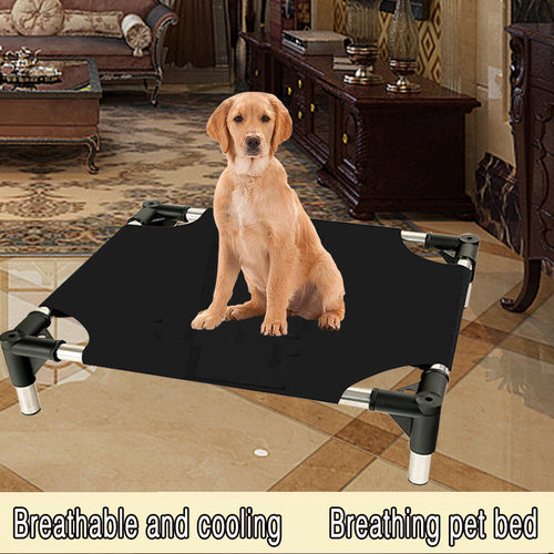 Breathable and Cooling Elevated Pet Bed (L)