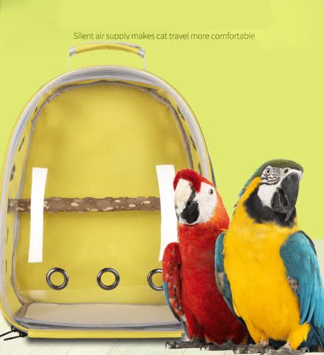 Grey Stylish Transparent PVC Pet Carrier Backpack – Large Capacity, Multi-Use for Cats & Dogs — image 7