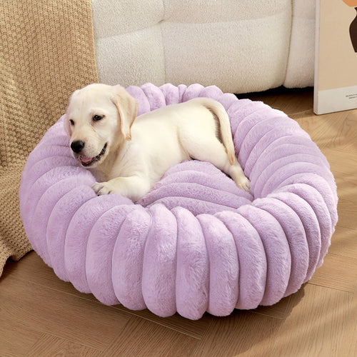 Plush Pet Bed (Purple)