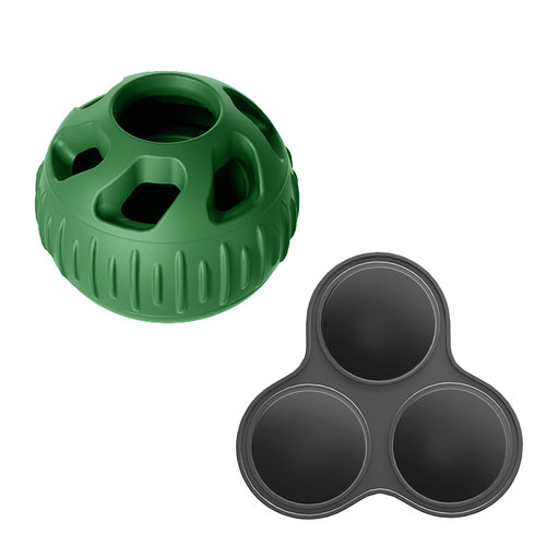 Pet Treat Dispensing Ball & Mould Set – Dog Chew Toy (Green)