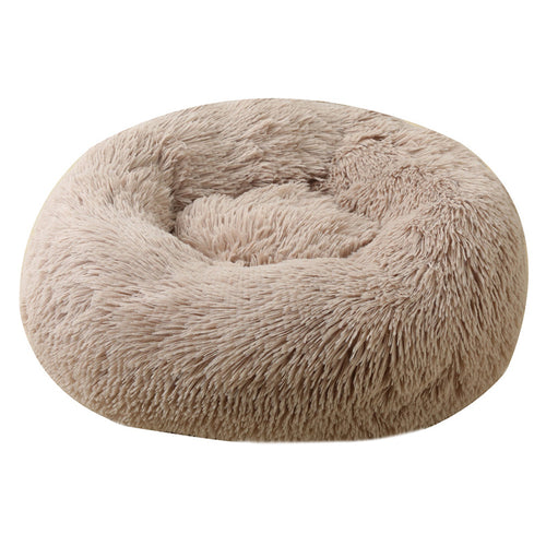 50cm Cosy Round Pet Bed (Khaki)
