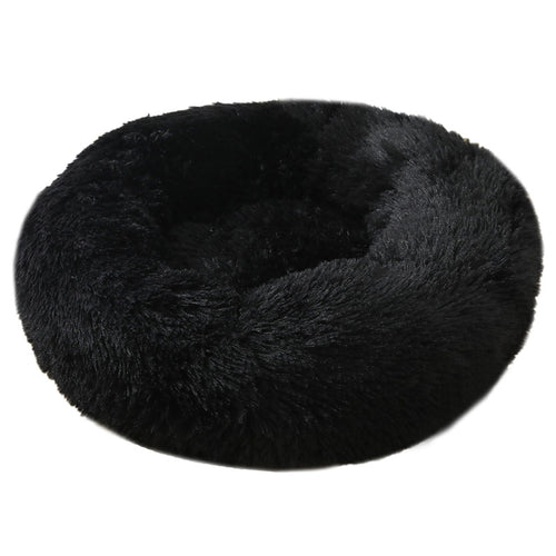 50cm Cosy Round Pet Bed (Black)