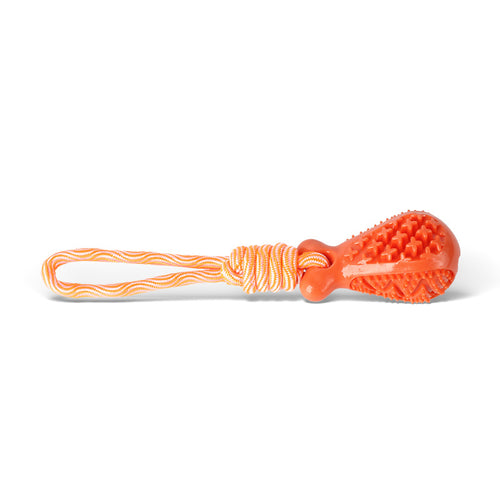 Single Drop of Water Durable Cotton Rope Dog Toy Set (3-Pack) (Orange)