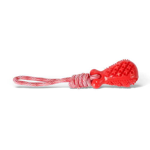 Single Drop of Water Durable Cotton Rope Dog Toy Set (3-Pack) (Red)