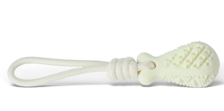 Single Drop of Water Durable Cotton Rope Dog Toy Set (3-Pack) (White)