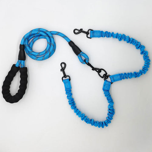 Pet Double-Ended Rope + 1.5M Leash (Blue)