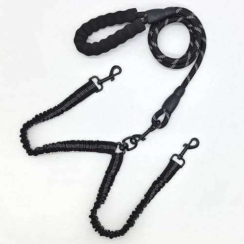 Pet Double-Ended Rope + 1.5M Leash (Black)