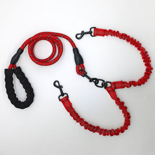 Pet Double-Ended Rope + 1.5M Leash (Red)