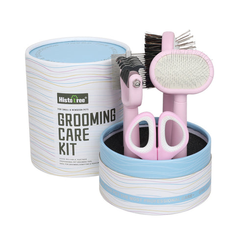 Complete 5-in-1 Pet Grooming Care Kit (Pink & Blue)