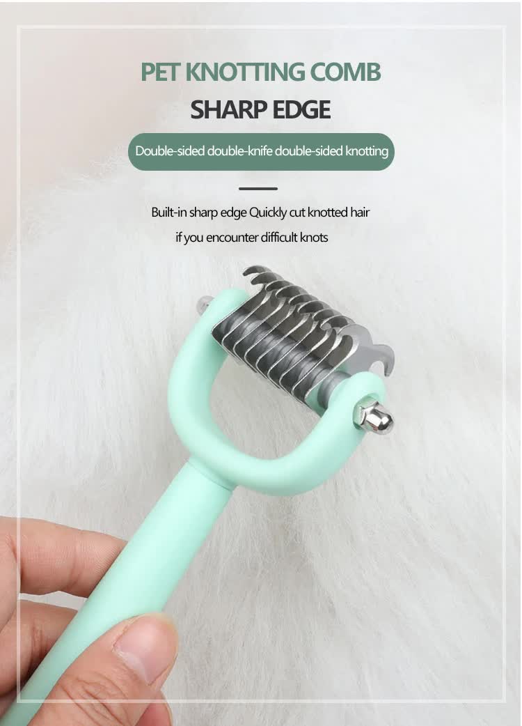 Blue Complete 5-in-1 Pet Grooming Care Kit - Professional Deshedding Brushes, Combs & Nail Clippers Set for Dogs & Cats — image 6
