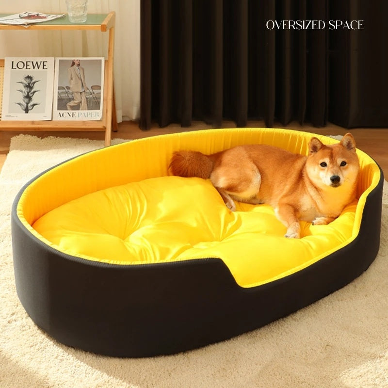 Cosy Pet Nest Dog Bed – Sponge Fill, Washable Cover, 3 Sizes — image 3