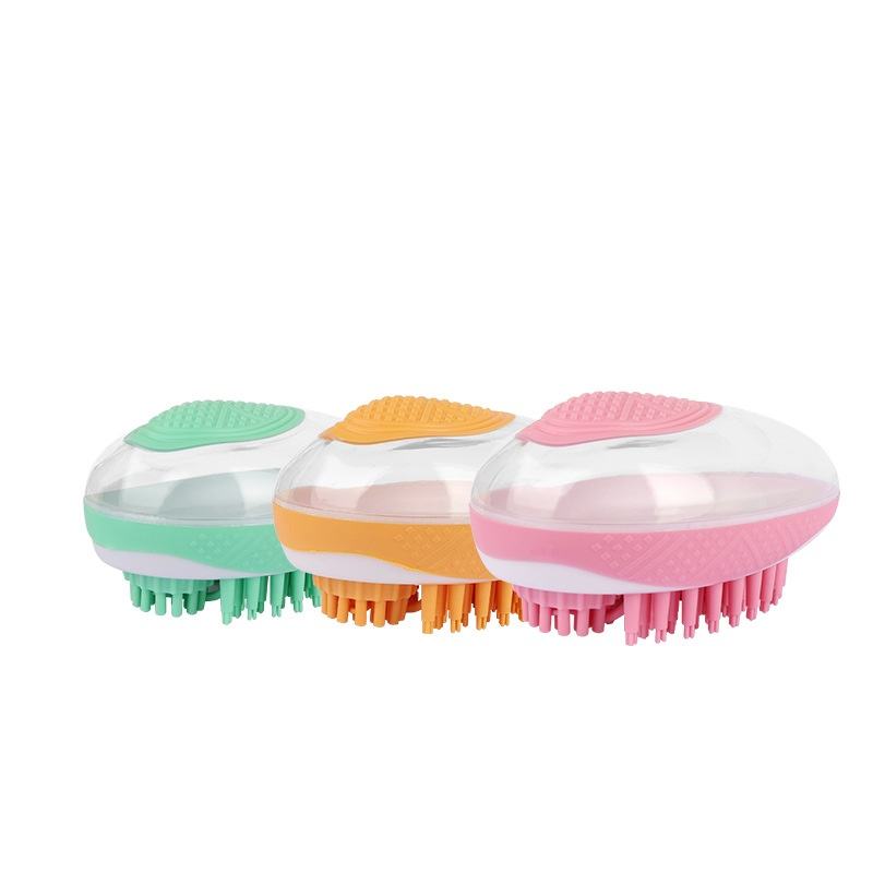 2-in-1 Silicone Pet Bath Brush – Shampoo Massage Comb for Dogs & Cats — image 7
